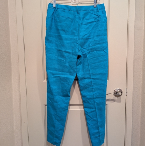 Court & Rowe Clean Finish Stretch Seersucker Trousers Stone Blue at Nordstrom - Picture 5 of 8